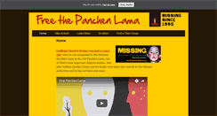 Desktop Screenshot of freepanchenlama.org